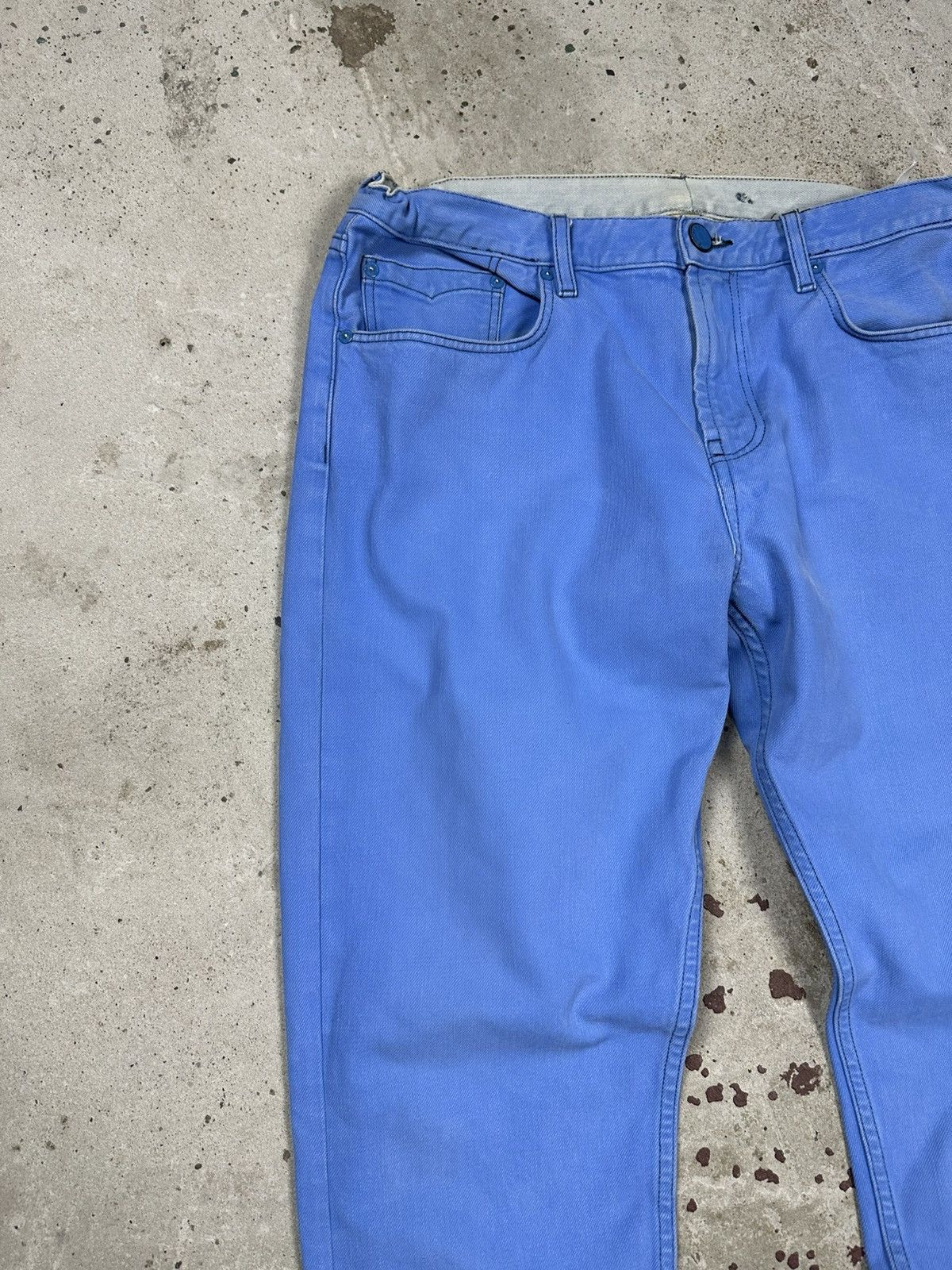 Burberry Vintage Y2K Burberry Brit Loose Baggy Blue Denim Pants Jeans Size US 32 / EU 48 - 5 Thumbnail