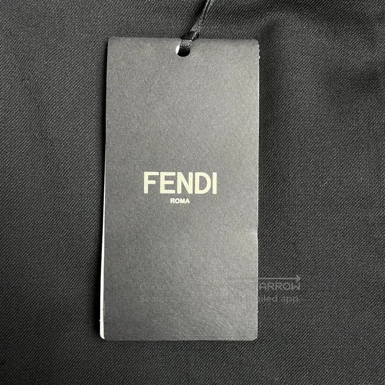 Fendi Fendi Black straight-leg pants with slits at the bottom Size 26" / US 2 / IT 38 - 5 Thumbnail