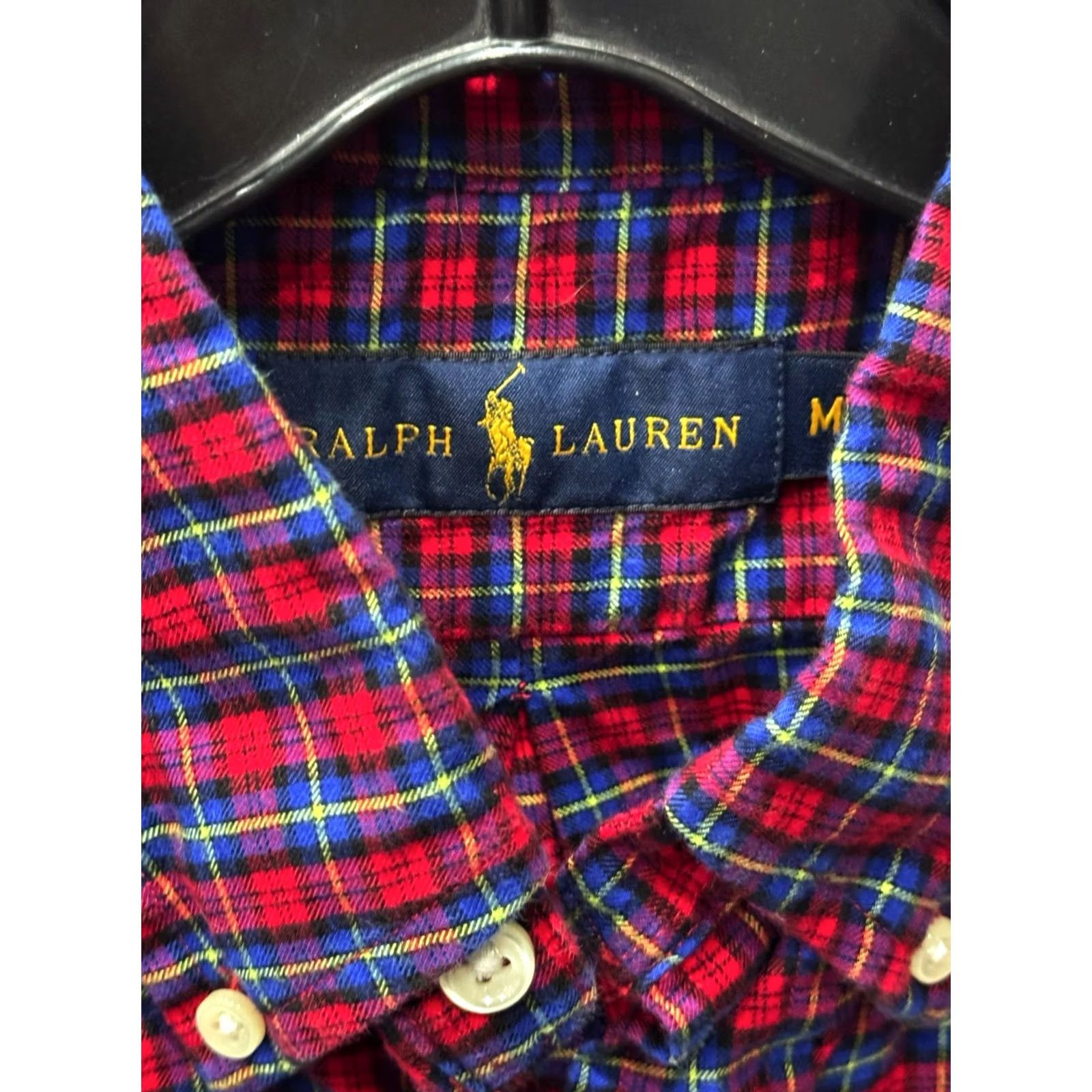 Ralph Lauren Ralph Lauren Plaid LONG SLEEVE SHIRT Men Medium M Multicolor 15.5 x 33/34 Size US M / EU 48-50 / 2 - 5 Thumbnail