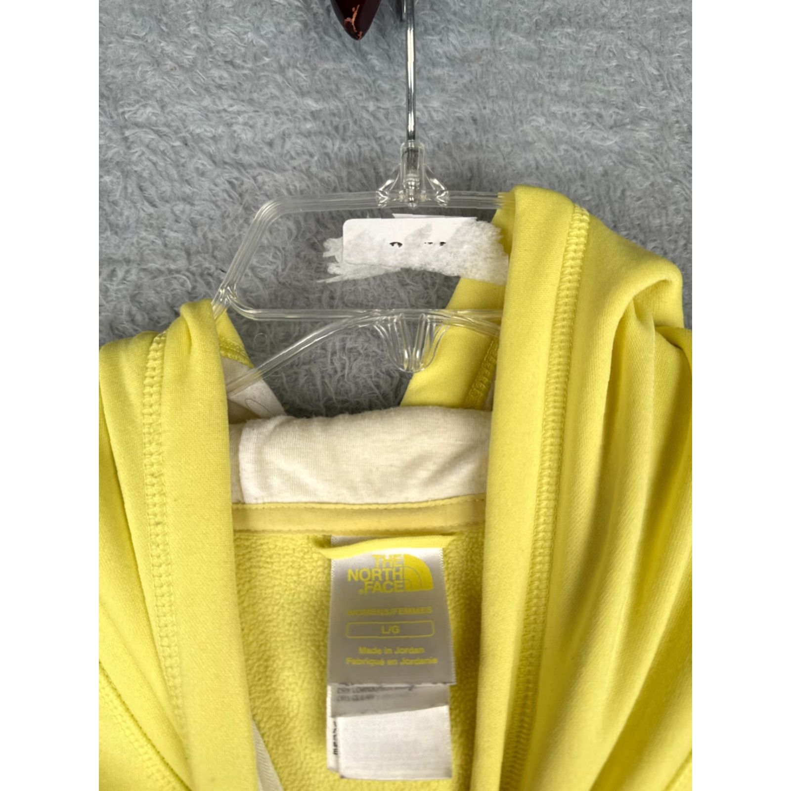 The North Face The North Face Hoodie Women Large Yellow Full Zip Jersey Logo Womens Size L / US 10 / IT 46 - 7 Thumbnail