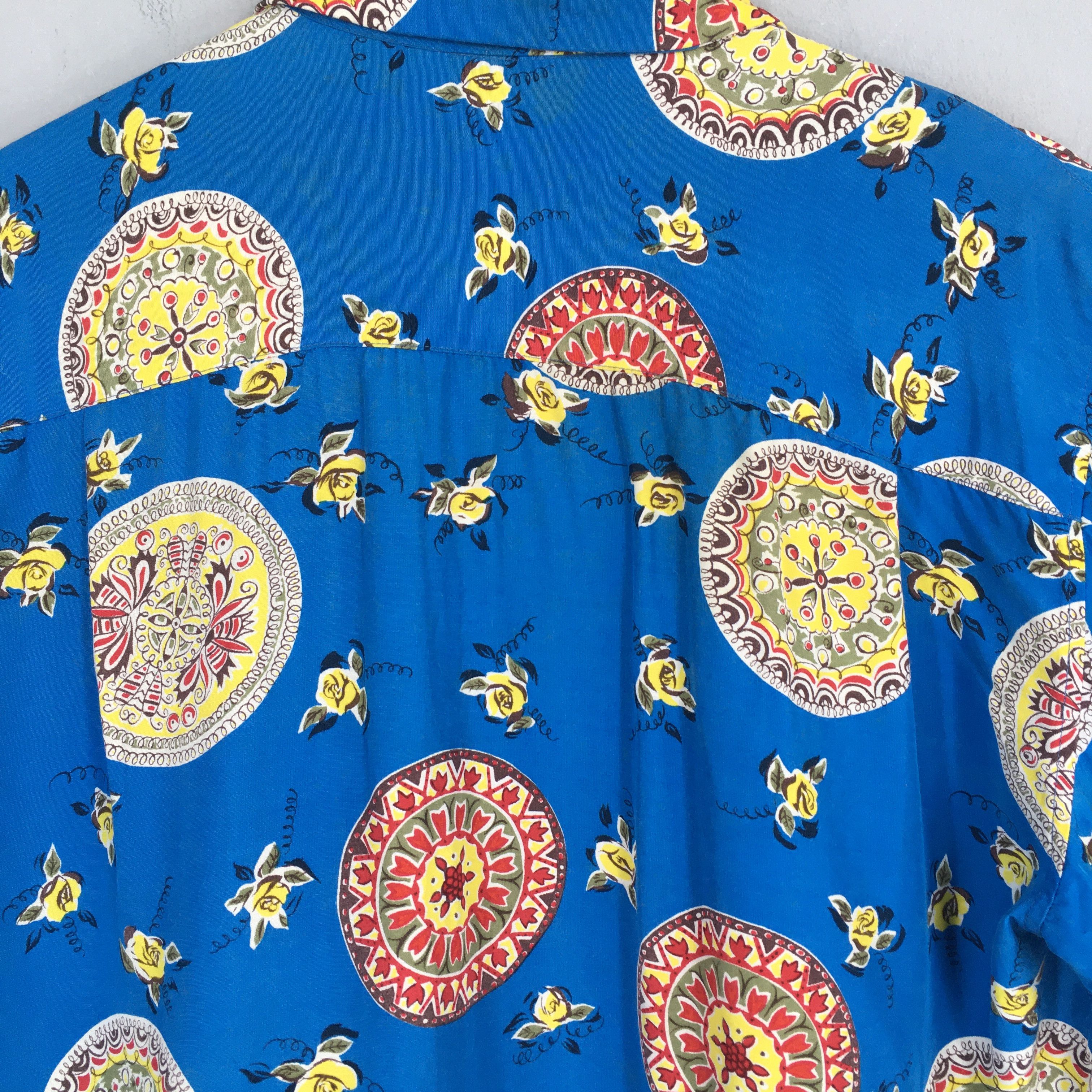Other Vintage Aloha Floral Artwork Hawaii Rayon Shirt Large Size US L / EU 52-54 / 3 - 6 Thumbnail