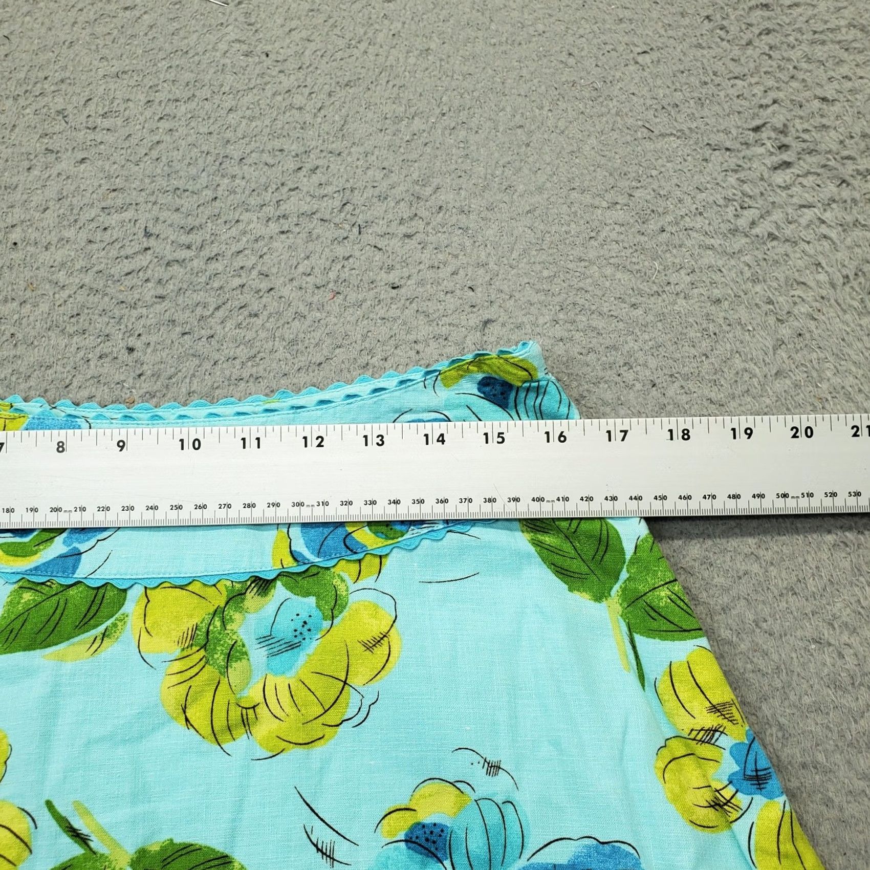 Liz Claiborne Liz Claiborne A-Line Skirt Womens 10 Multicolor Floral Linen Side Zip High Waist Skirt Size 32" / US 10 / IT 46 - 4 Thumbnail