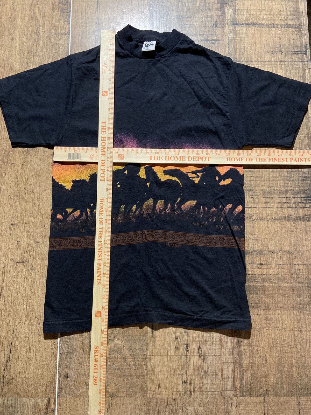 Anvil Vintage 1991 western cowboy sunset tee Size US L / EU 52-54 / 3 - 4 Thumbnail