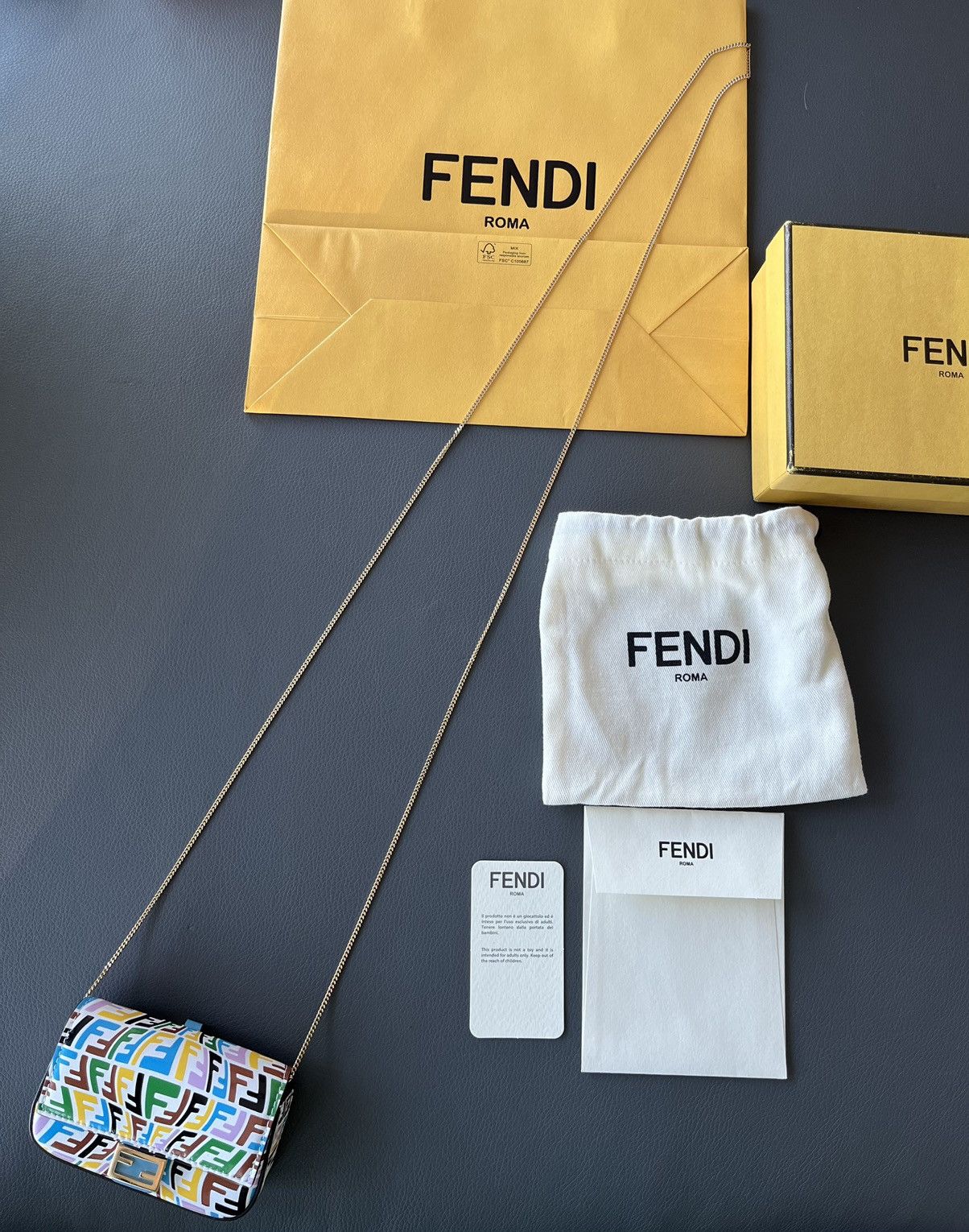 Fendi Fendi Super Runway Mini Bouquet Charm Bag Brand New Size ONE SIZE - 21 Thumbnail
