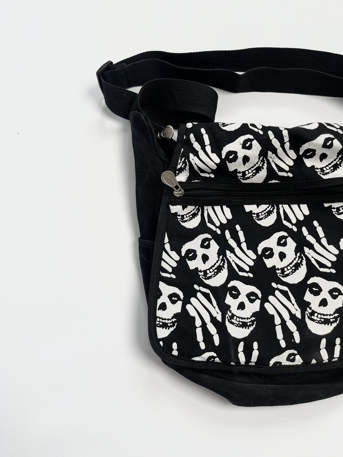 Misfits Vintage Misfits Monogram Black Shoulder Bag Size ONE SIZE - 2 Thumbnail