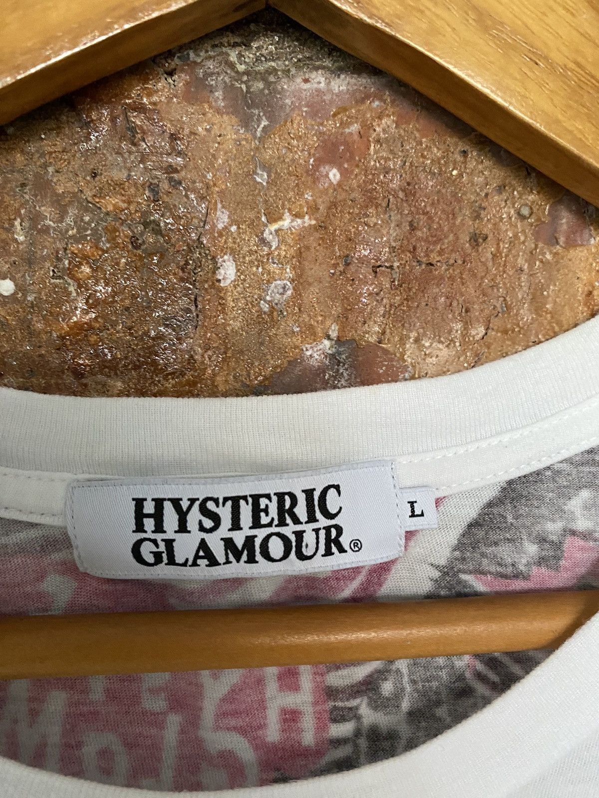 Hysteric Glamour HG 84 back all over print tee Size US L / EU 52-54 / 3 - 11 Thumbnail