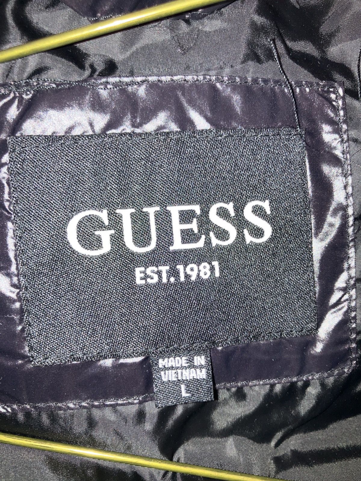 Guess Guess Puffer Jacket Mens Hooded Hoodie Coat Removable Hood Size US L / EU 52-54 / 3 - 5 Thumbnail