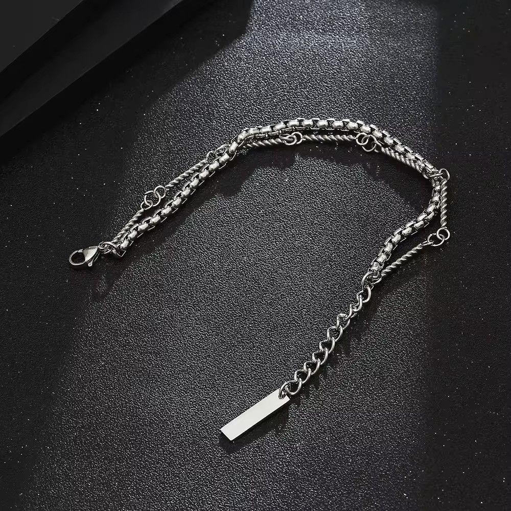 Jewelry × Vintage Trend Double Layer Bracelet Size ONE SIZE - 4 Thumbnail