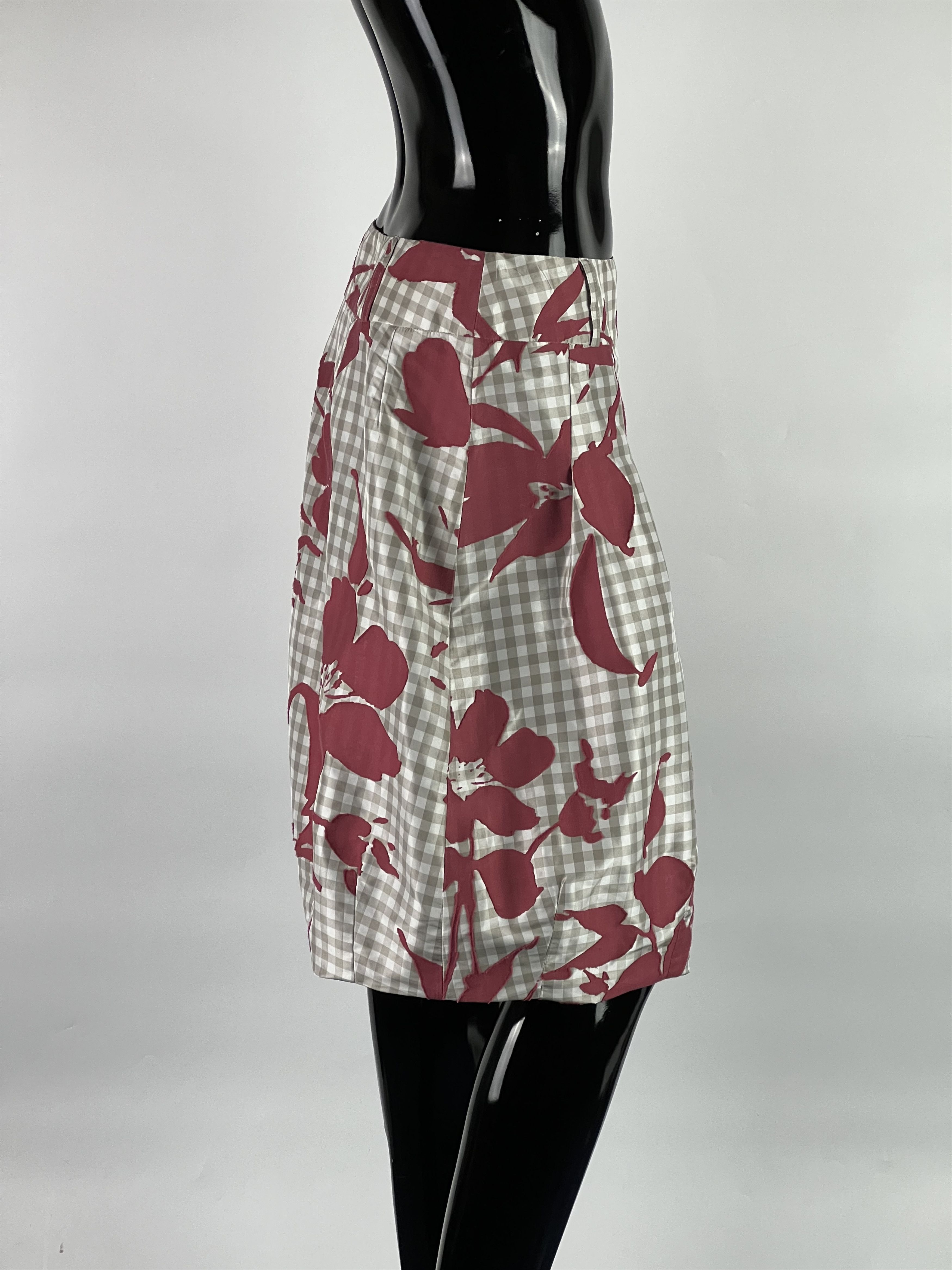 Peserico Peserico Sign Floral Print Midi Skirt Size IT42 Size 28" / US 6 / IT 42 - 2 Thumbnail