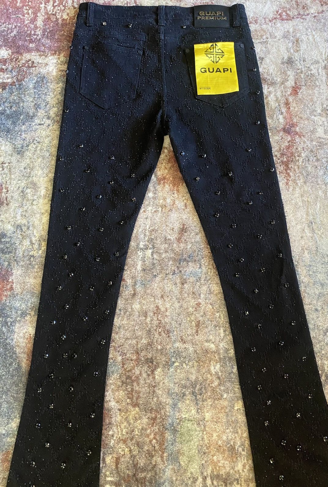 Other Guapi Denim Super Stacked Embellished Denim Size US 32 / EU 48 - 1 Thumbnail