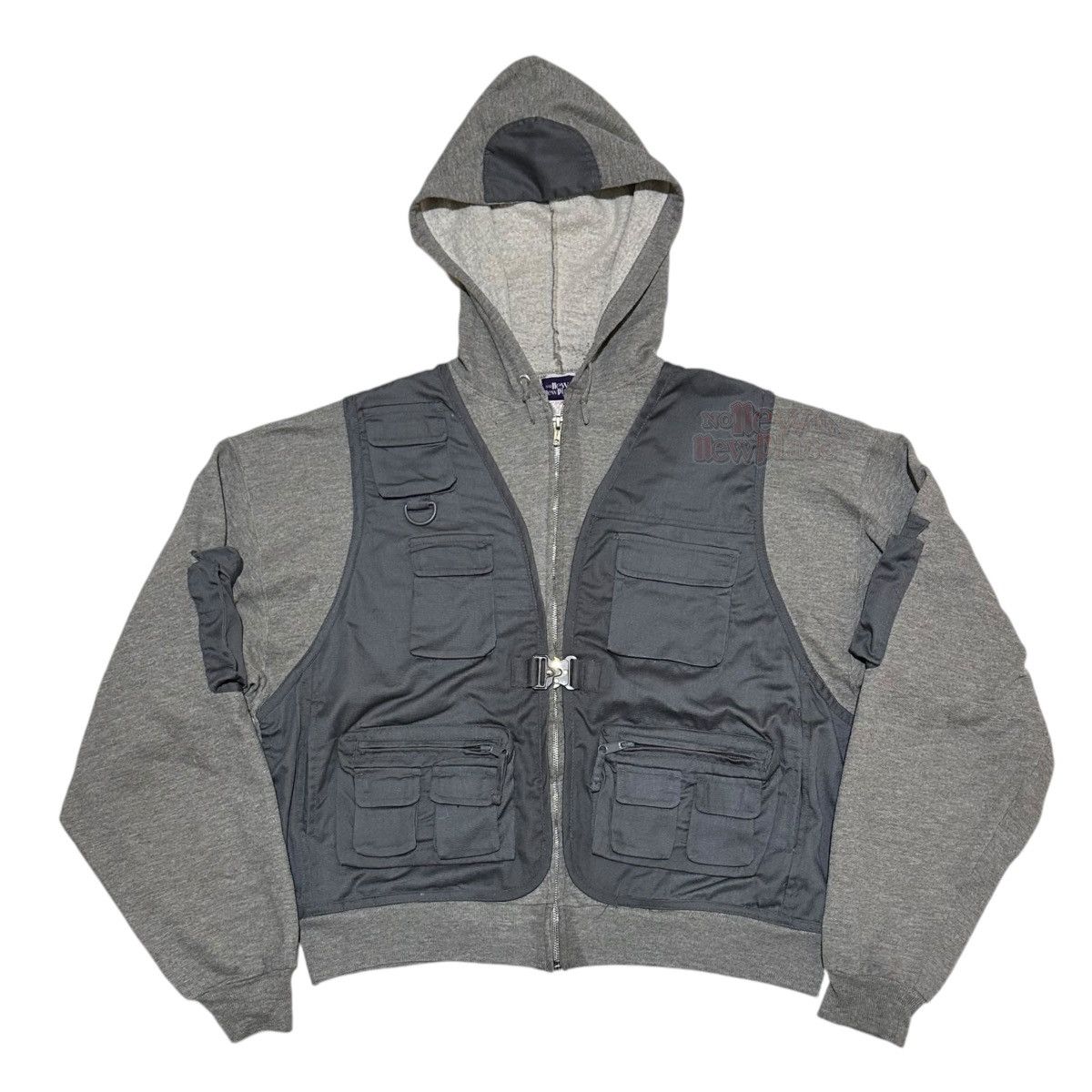 Jerzees Jerzees Zip Hoodie Vest Edition “D-Grey” 590 Reworked Hoodie Size US L / EU 52-54 / 3 - 1 Thumbnail