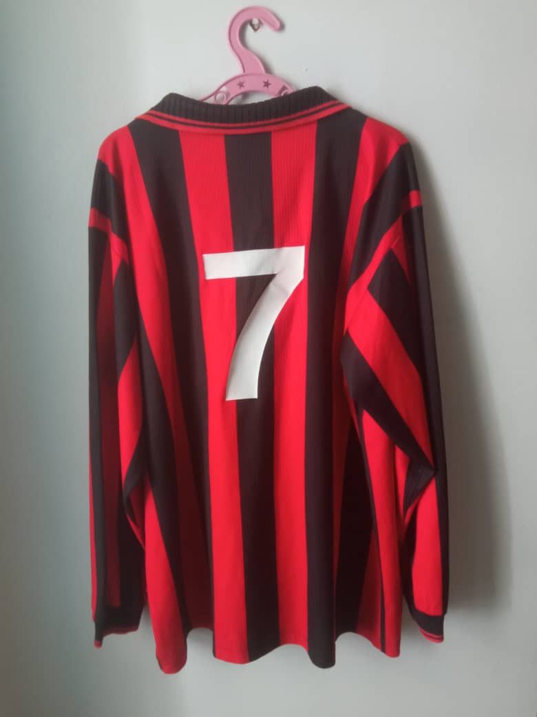 Lotto Sport 1997/1998AC Milan Lotto vintage longsleeve jersey t Size US L / EU 52-54 / 3 - 10 Thumbnail