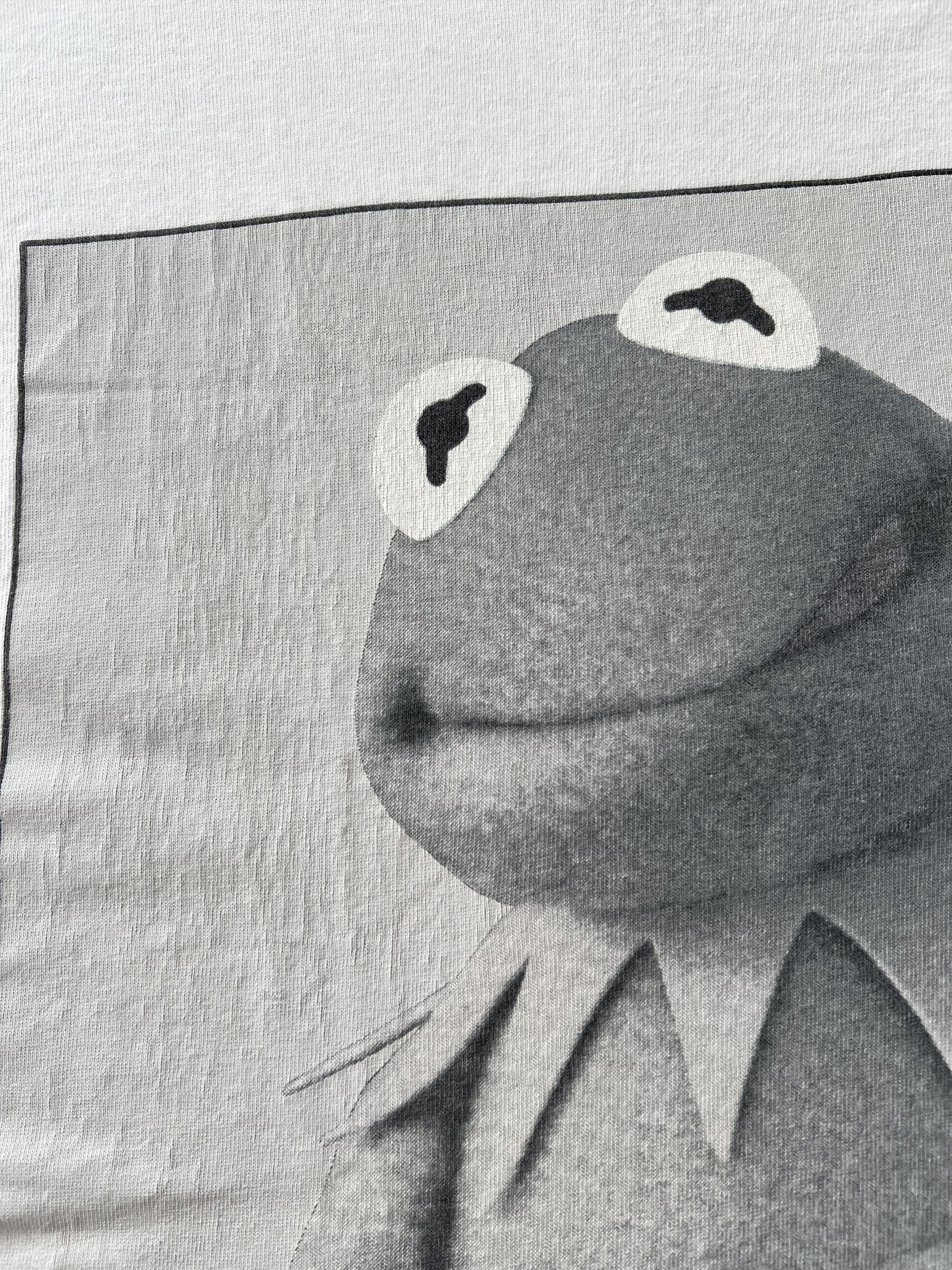 Cartoon Network Vintage 90s Kermit the Frog Kermit Clein Muppets Parody Tee Size US L / EU 52-54 / 3 - 4 Thumbnail