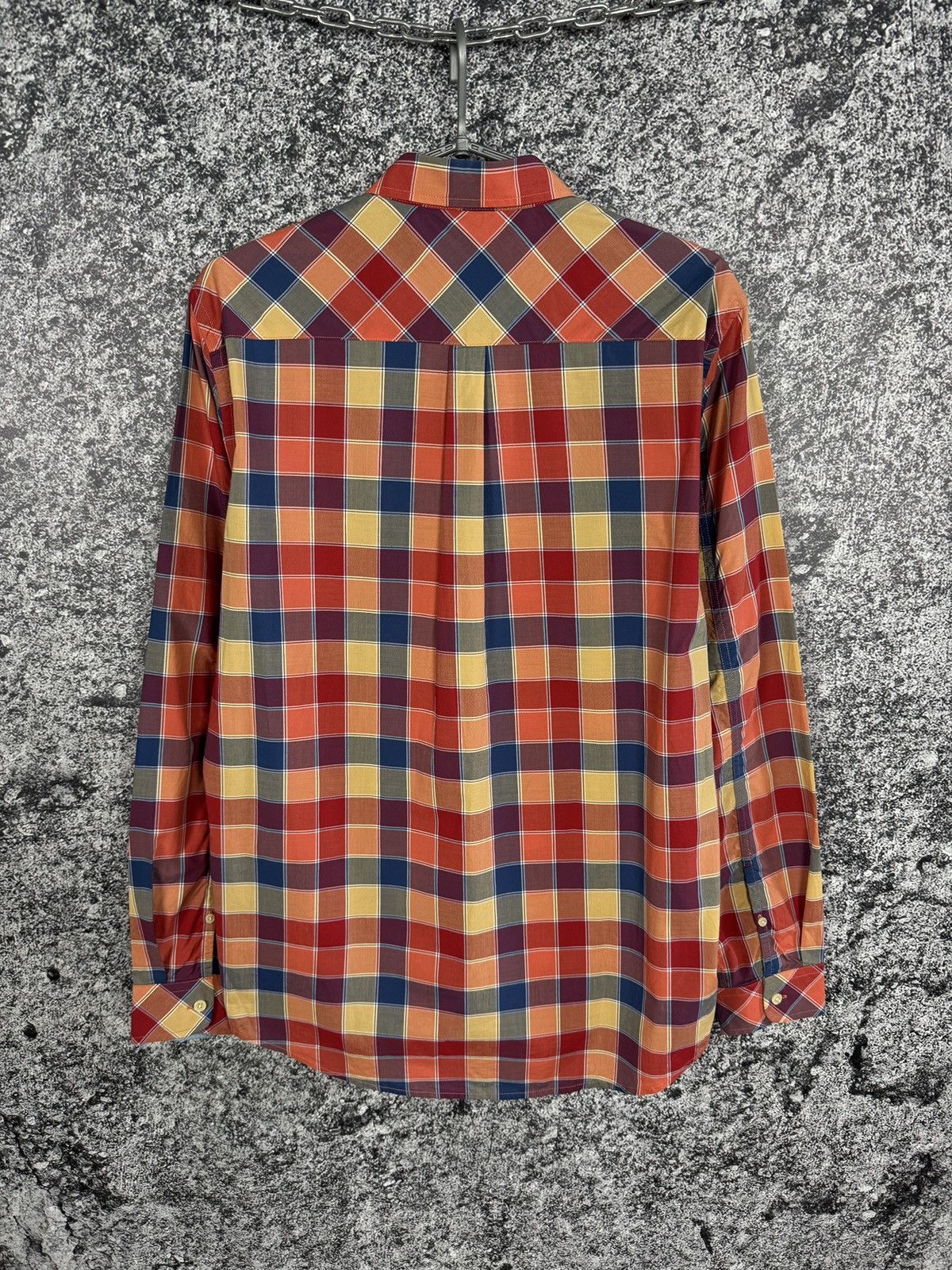 NN07 NN07 Derek Long Sleeve Plaid Shirt Button Up Multicolor Sz L Size US L / EU 52-54 / 3 - 9 Thumbnail