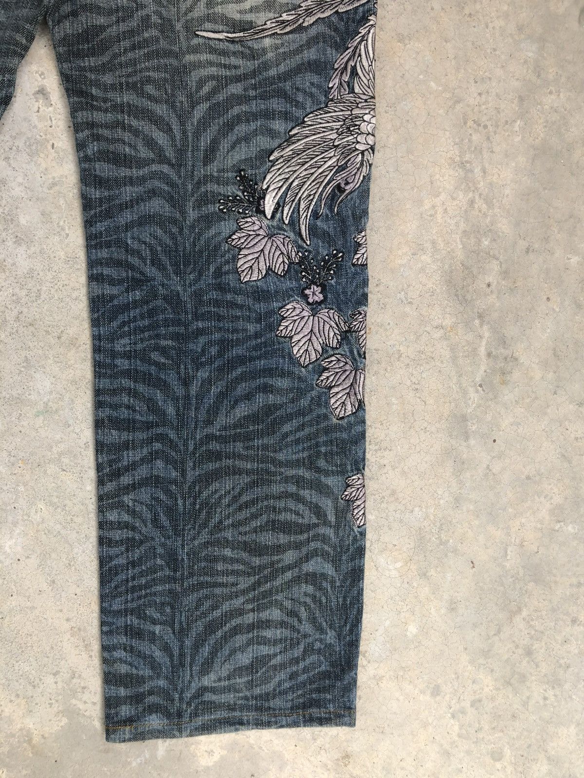 Karakuri Tamashii Karakuri Tamashii Embroidered Phoenix Distressed Size US 32 / EU 48 - 12 Thumbnail