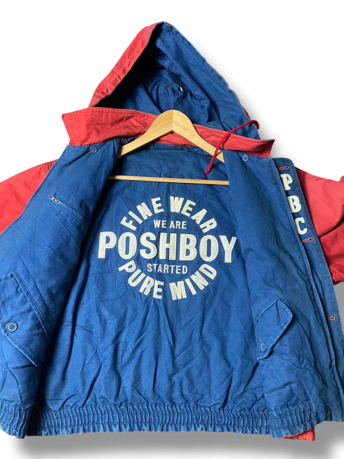 Japanese Brand Vintage Posh Boy Reversible Bomber Jacket (142) Size US M / EU 48-50 / 2 - 3 Thumbnail