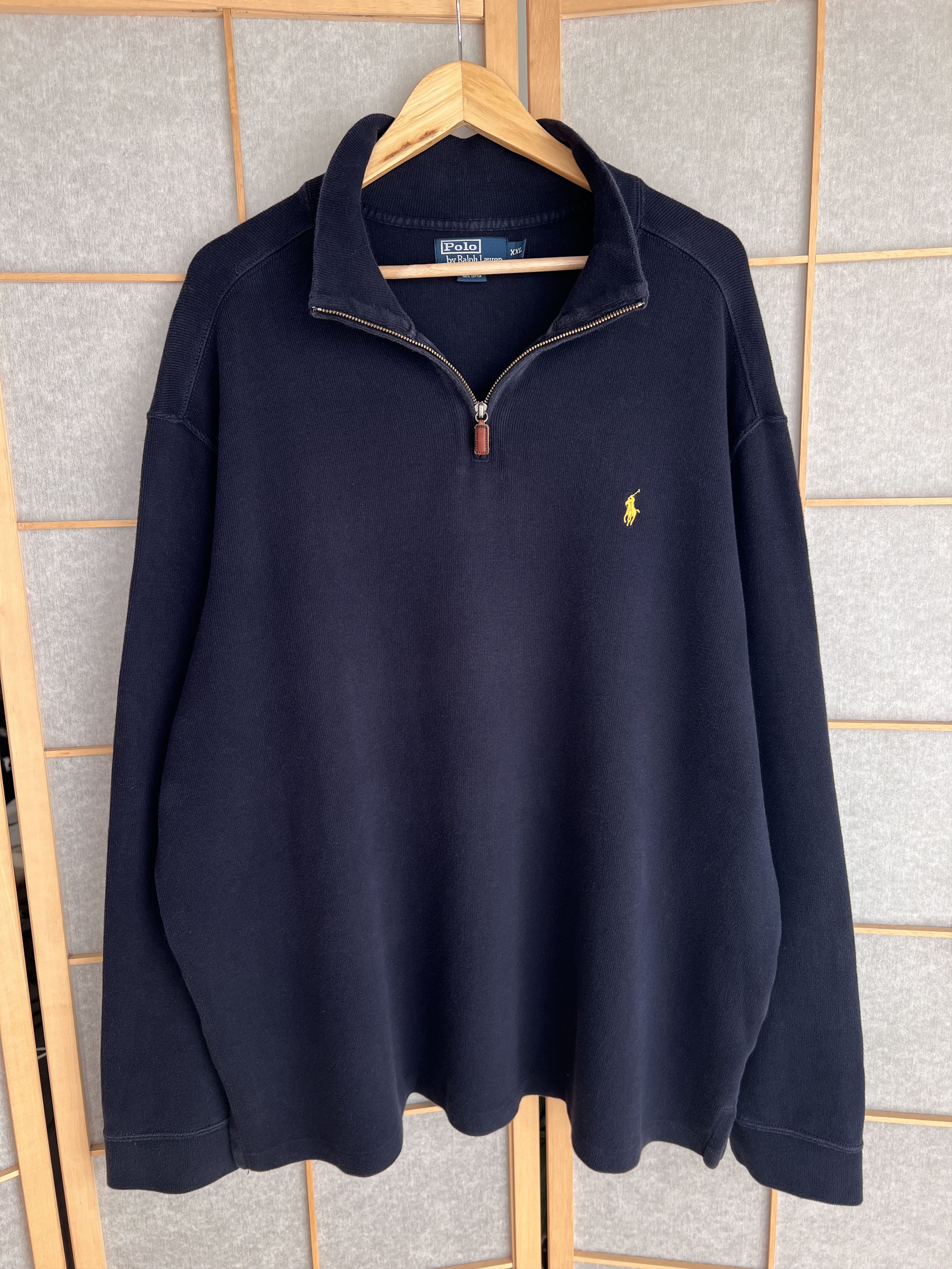 Polo Ralph Lauren PRL half zip sweatshirt old money vintage sweater 2000s rare Size US XXL / EU 58 / 5 - 21 Thumbnail