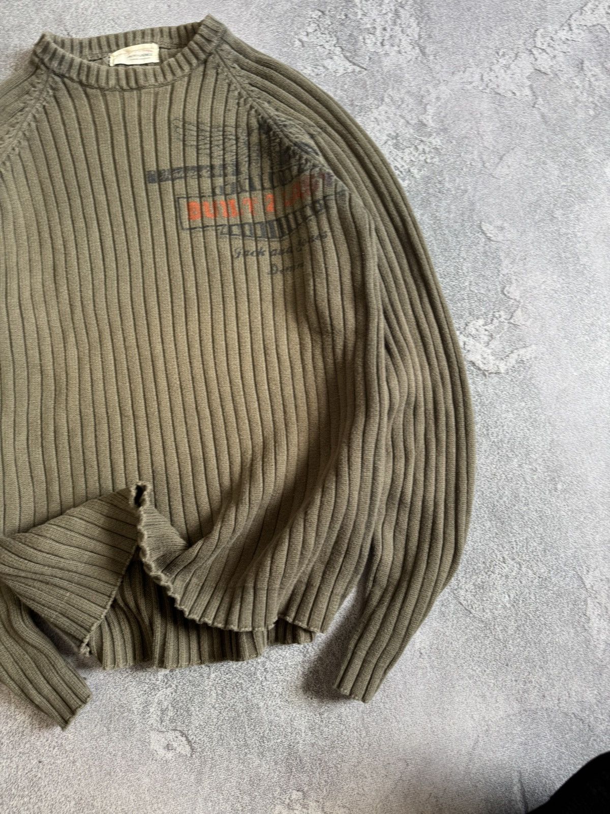 Japanese Brand Archive stripe crazy y2k avantgarde sweater jumper L.G.B. Size US L / EU 52-54 / 3 - 4 Thumbnail