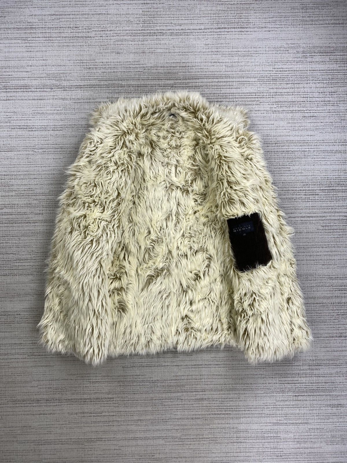 Le Grande Bleu (L.G.B.) × Nicole Club × Vintage Vintage Monsieur Nicole Corduroy Sherpa Coat Jacket Size US M / EU 48-50 / 2 - 6 Thumbnail