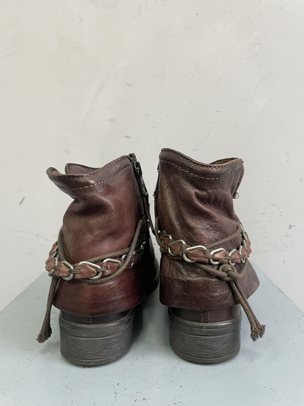 A.S.98 Red women’s boots chain vintage retro avant garde A.S. 98 Size US 6 / IT 36 - 8 Thumbnail