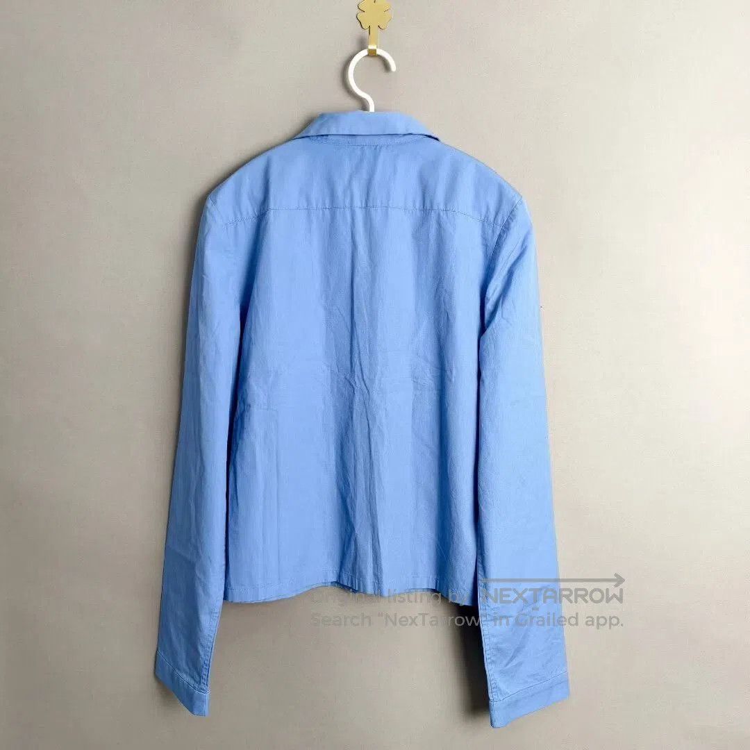 Miu Miu MIU MIU FW24 Logo Embroidered Casual Shirt. Size M / US 6-8 / IT 42-44 - 2 Thumbnail