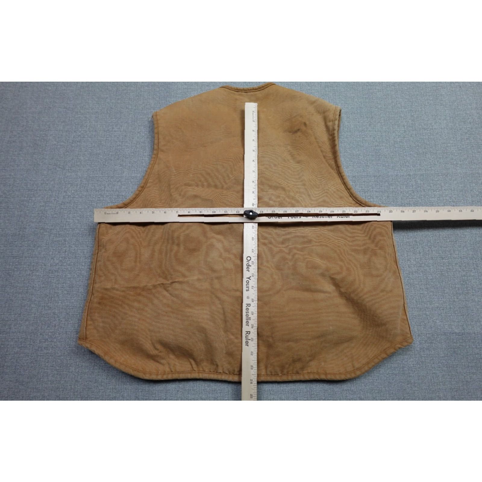 Carhartt Carhartt Vest Mens 2XL Brown Canvas Sherpa Quilted Workwear Grunge 1980s Vintage Style Size US XXL / EU 58 / 5 - 6 Thumbnail