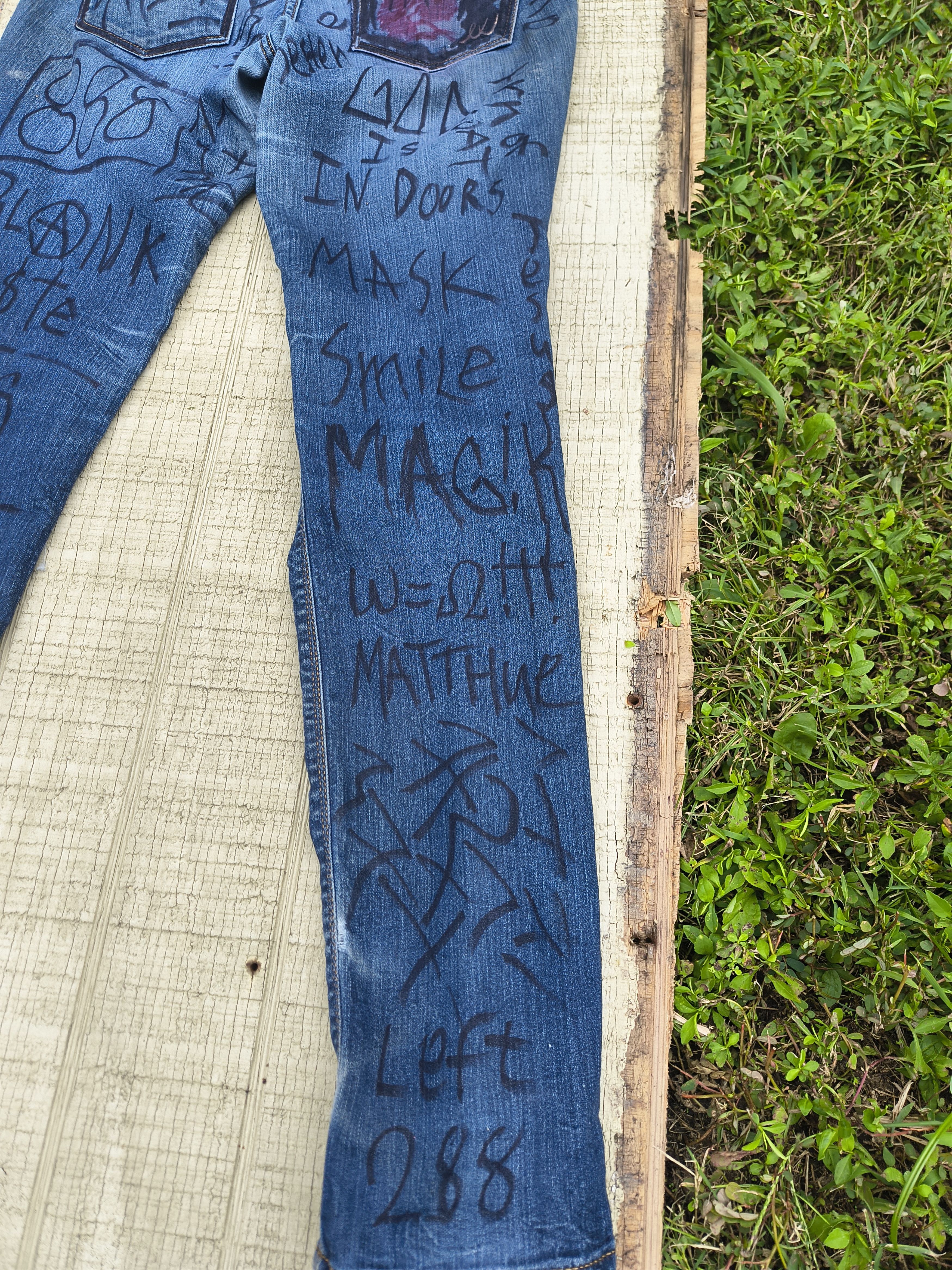 Other Jeans 32/30 Custom | Omega Ware | 1/1 | No reproduction Size US 32 / EU 48 - 4 Thumbnail