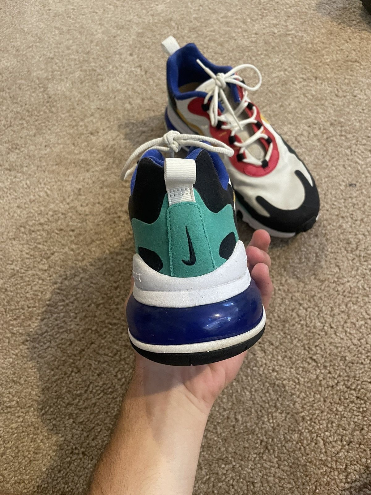 Nike Nike Air Max 270 React Size US 8.5 / EU 41-42 - 3 Thumbnail