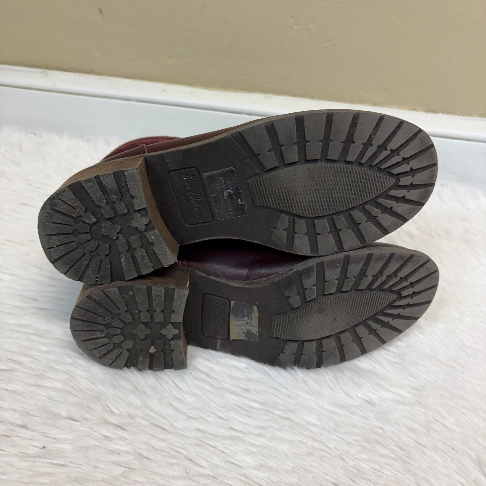 Sam Edelman Sam Edelman Darrah Dark Red Wine Suede Leather Hiking Size 7 Size US 7 / IT 37 - 5 Thumbnail