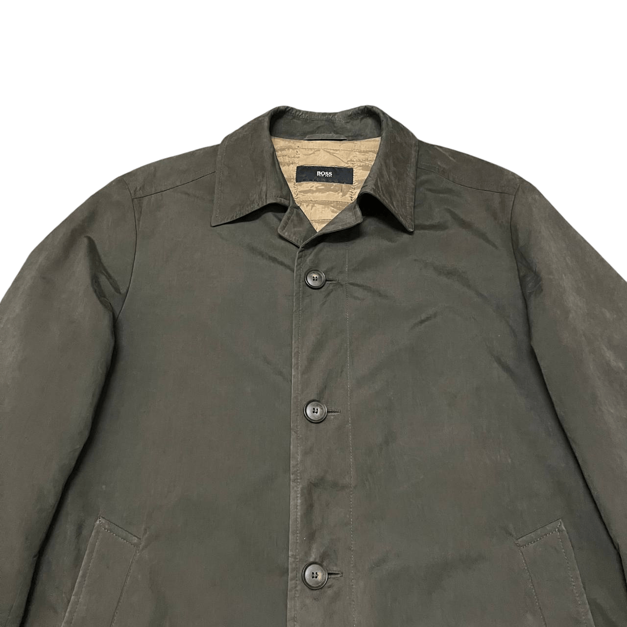 Hugo Boss Vintage Hugo Boss Trench Long Coat Size US L / EU 52-54 / 3 - 2 Thumbnail