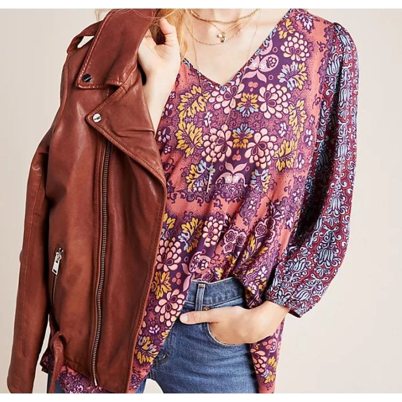 Anthropologie MAEVE Anthropologie Women's Mariella Tuni Shirt Top XS Size XS / US 0-2 / IT 36-38 - 3 Thumbnail