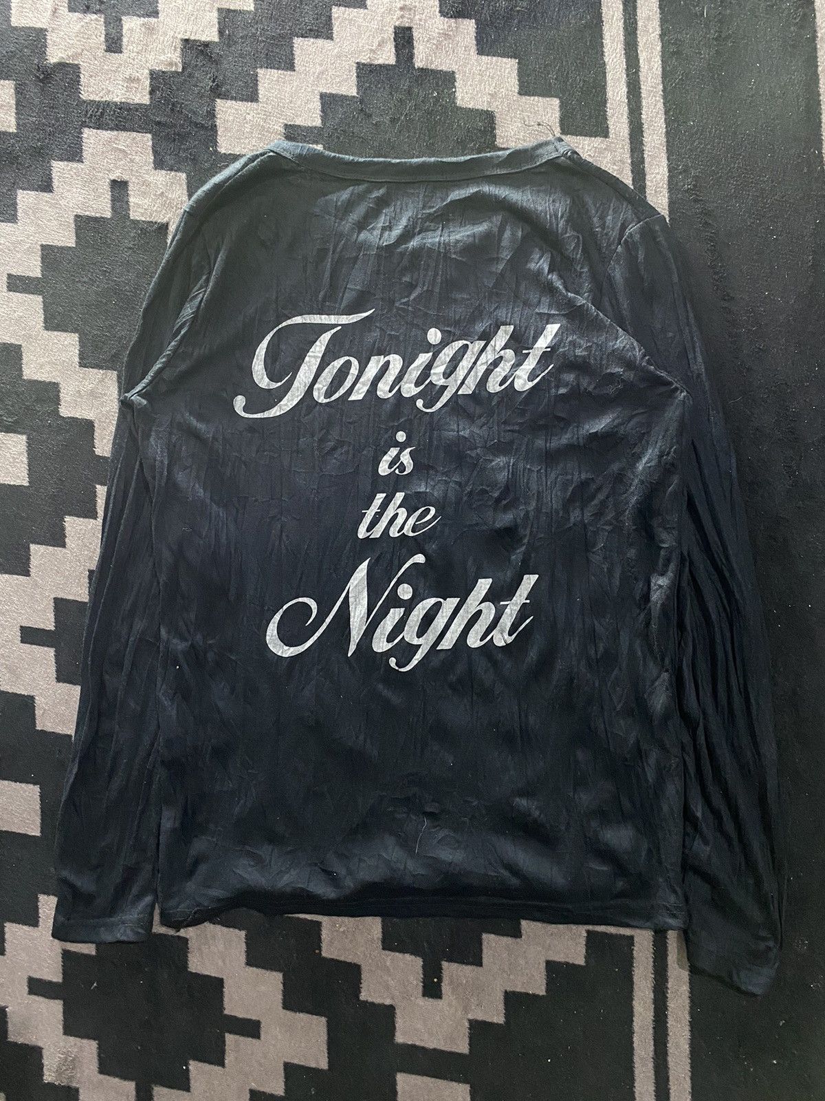 If Six Was Nine × Japanese Brand × Le Grande Bleu (L.G.B.) Tonight is the night longsleeve tshirt Size US M / EU 48-50 / 2 - 2 Thumbnail