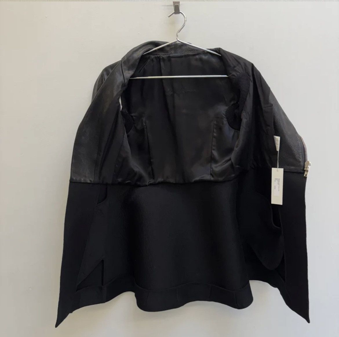 Rick Owens Rick Owens FW10 Rick Owens ‘GLEAM’ Long Leather Wool Jacket Size M / US 6-8 / IT 42-44 - 13 Thumbnail