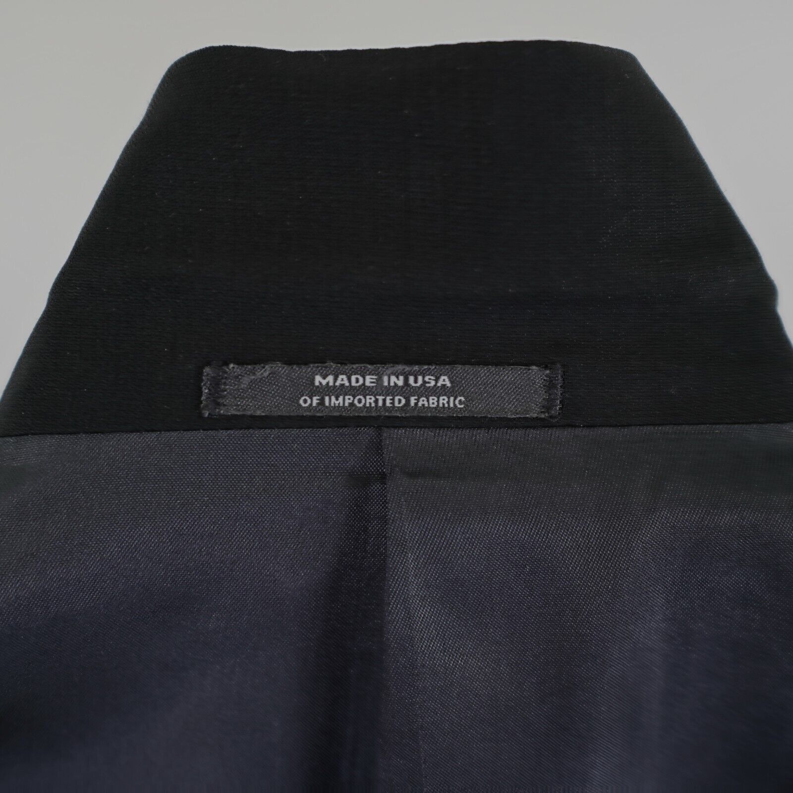Hart Schaffner Marx Hart Schaffner Marx Wool Black 2 Button Blazer 42L Size 42L - 11 Thumbnail