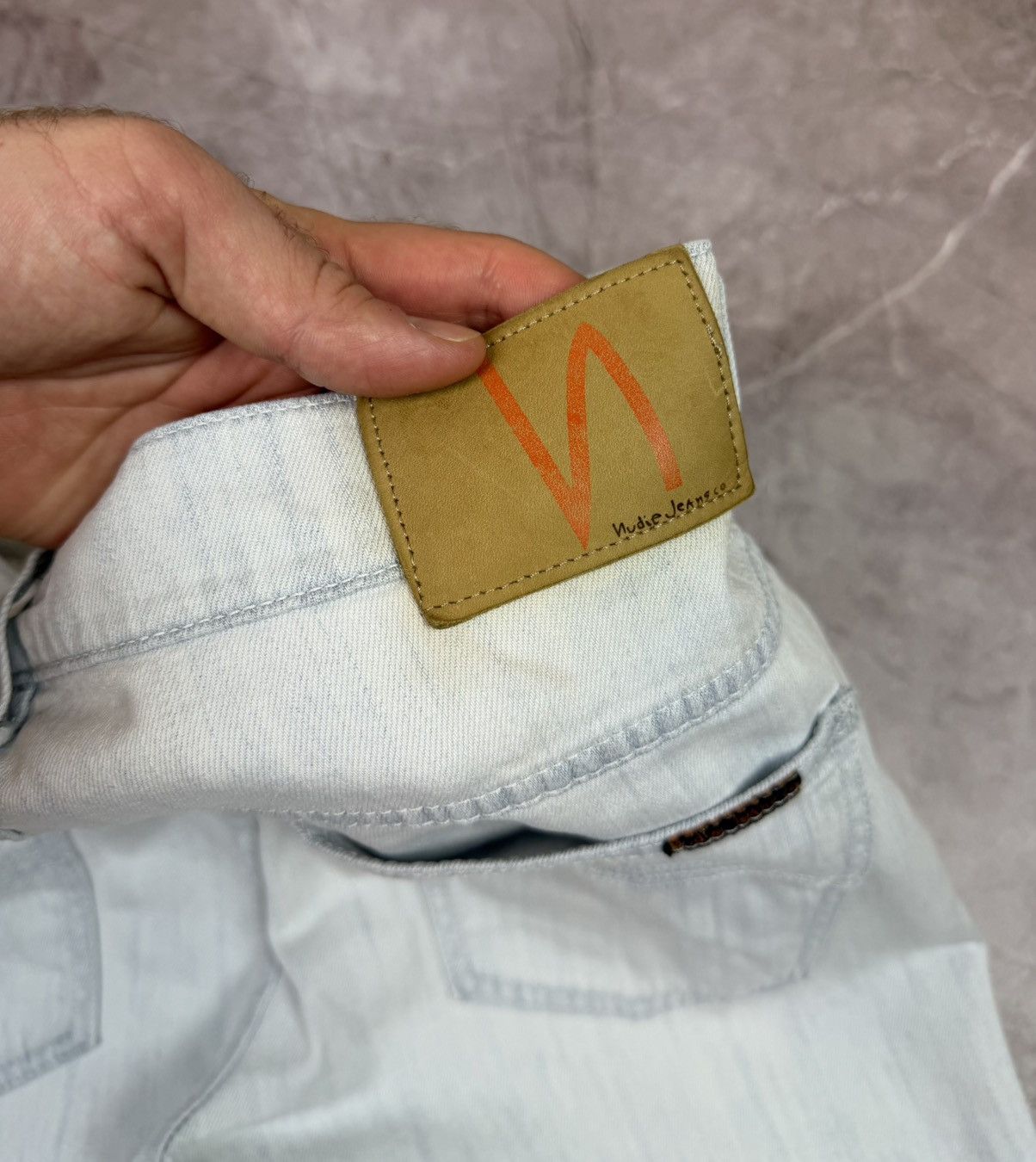 Nudie Jeans Nudie Jeans Co Slim Light Wash Denim - Made in Italy W34 L32 Size US 34 / EU 50 - 5 Thumbnail