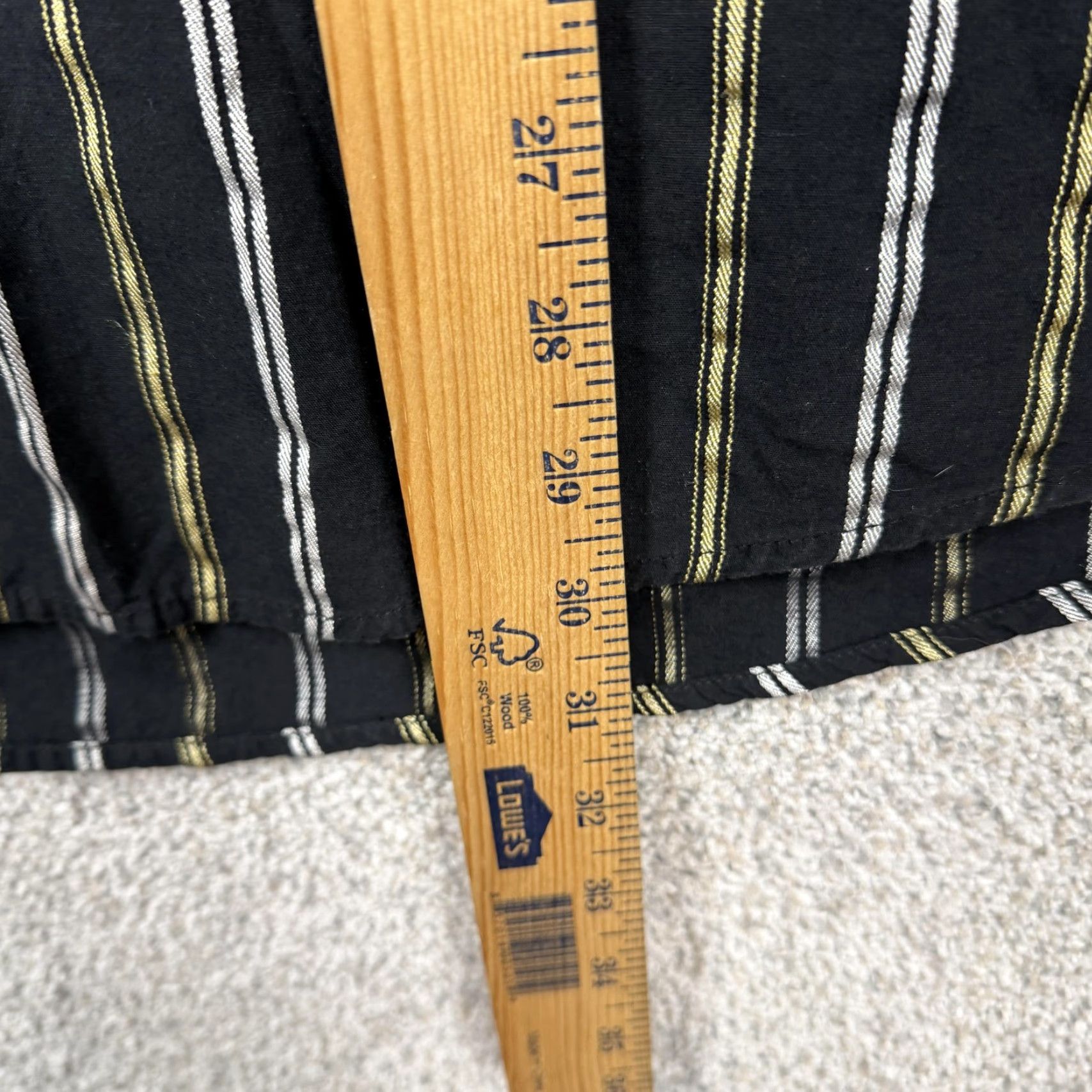 Southpole VINTAGE Southpole Shirt Mens XL Black Gold Stripe Hip Hop Biggie Streetwear Size US XL / EU 56 / 4 - 3 Thumbnail