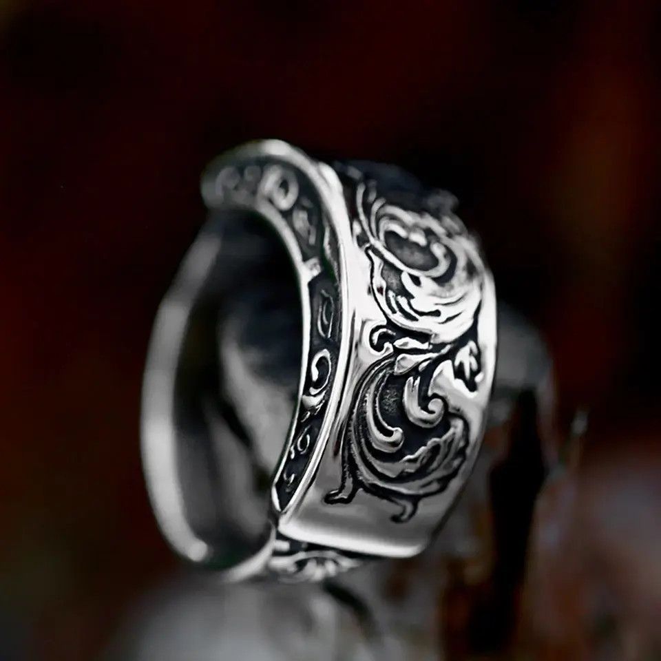 Jewelry Art Carve Ring (Size 7-13 ) Size ONE SIZE - 4 Thumbnail