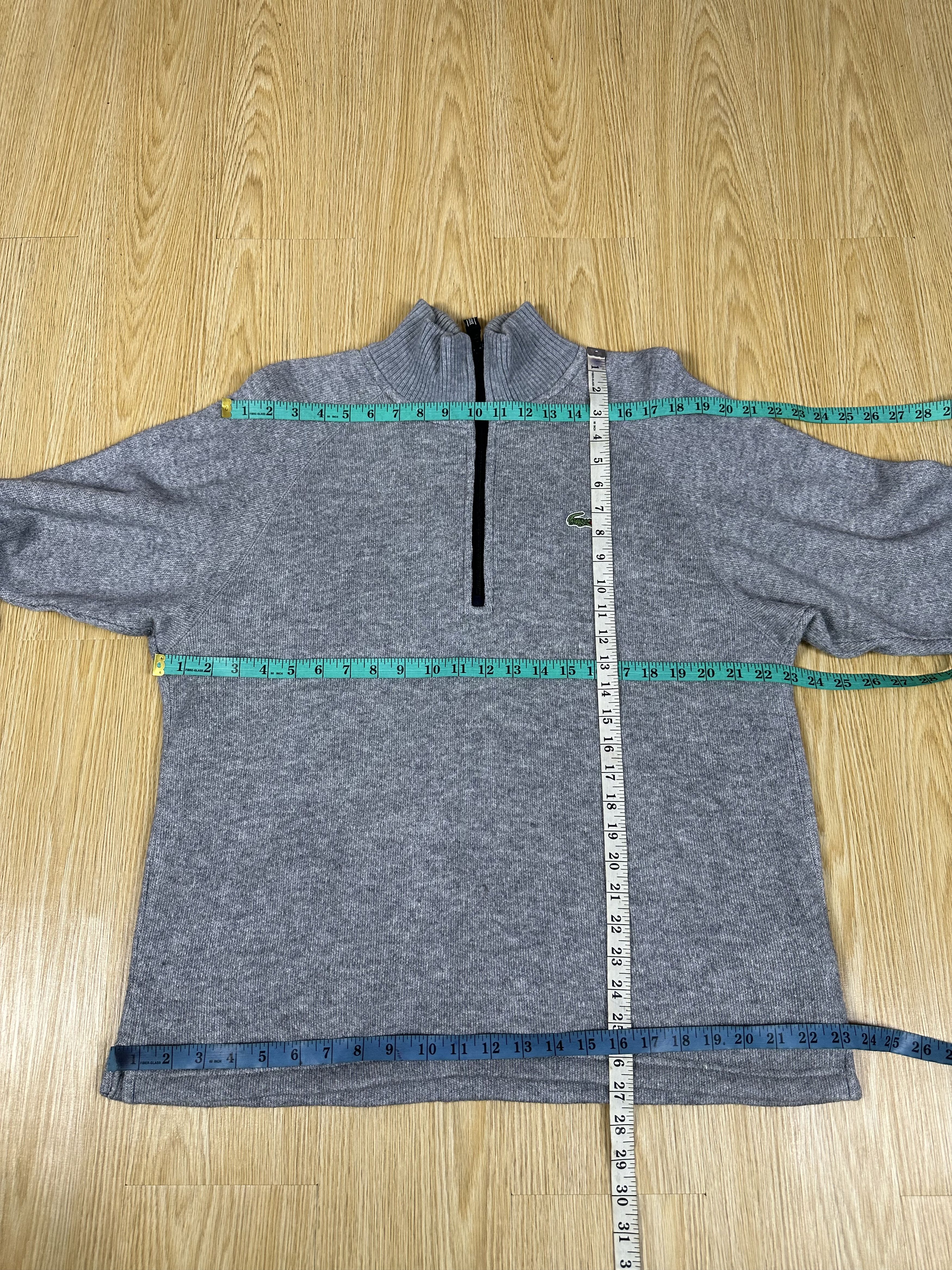 Lacoste Lacoste Knit Half Zipper Vintage Shirt A334 Size US M / EU 48-50 / 2 - 5 Thumbnail