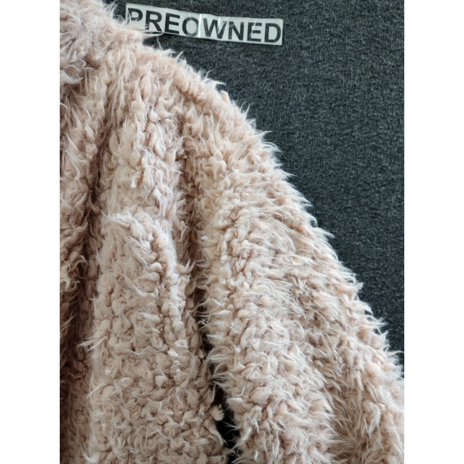 Vintage Romeo & Juliet Couture Jacket Women Faux Fur Beige Small Lining Polyester Fur Trim Casual Party/Cocktail Blended Fabric Lightweight Short Size S / US 4 / IT 40 - 5 Thumbnail