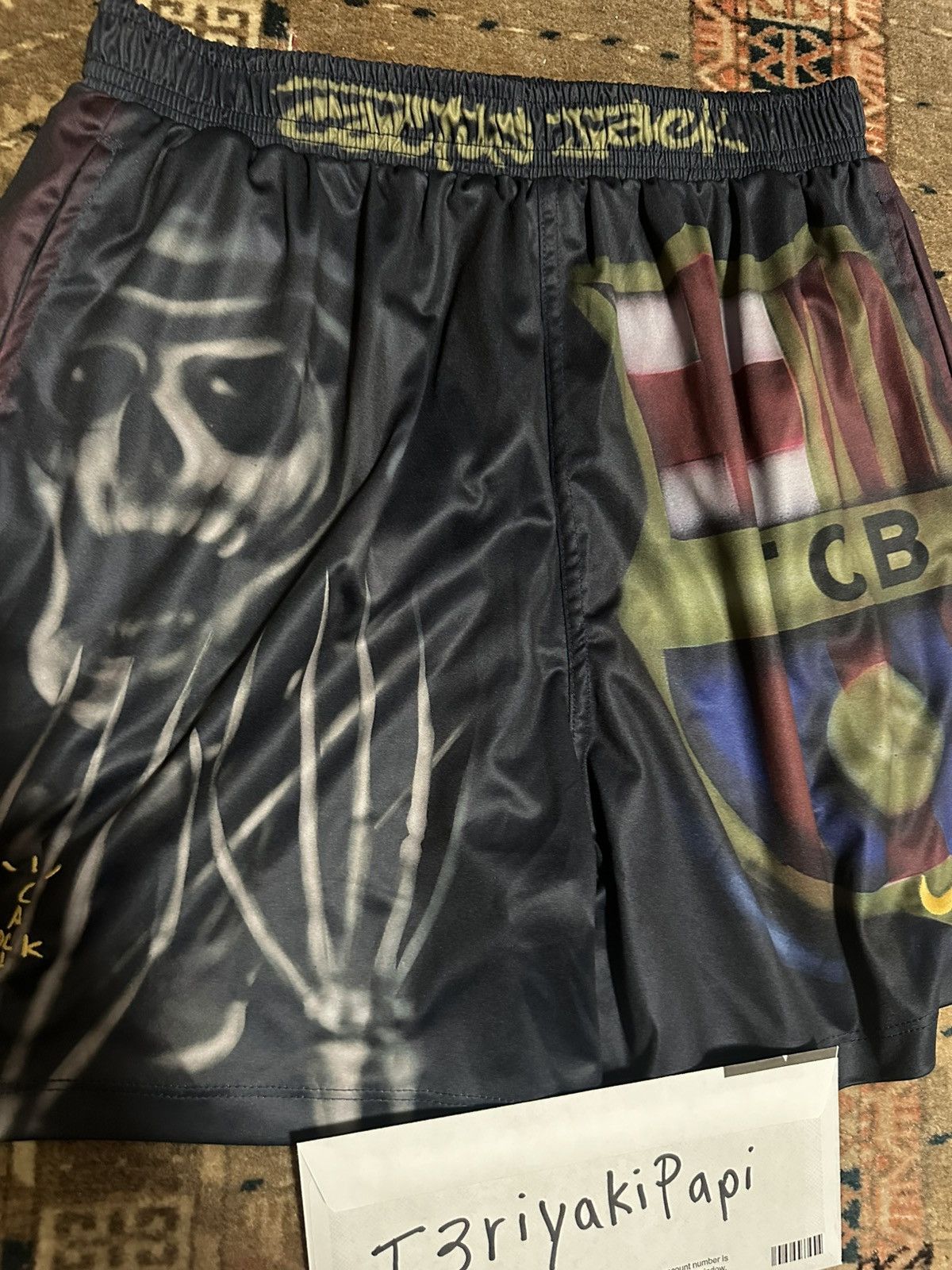 Nike × Travis Scott Nike x Travis Scott x FC Barcelona Skeleton Shorts - sz M Size US 32 / EU 48 - 1 Thumbnail