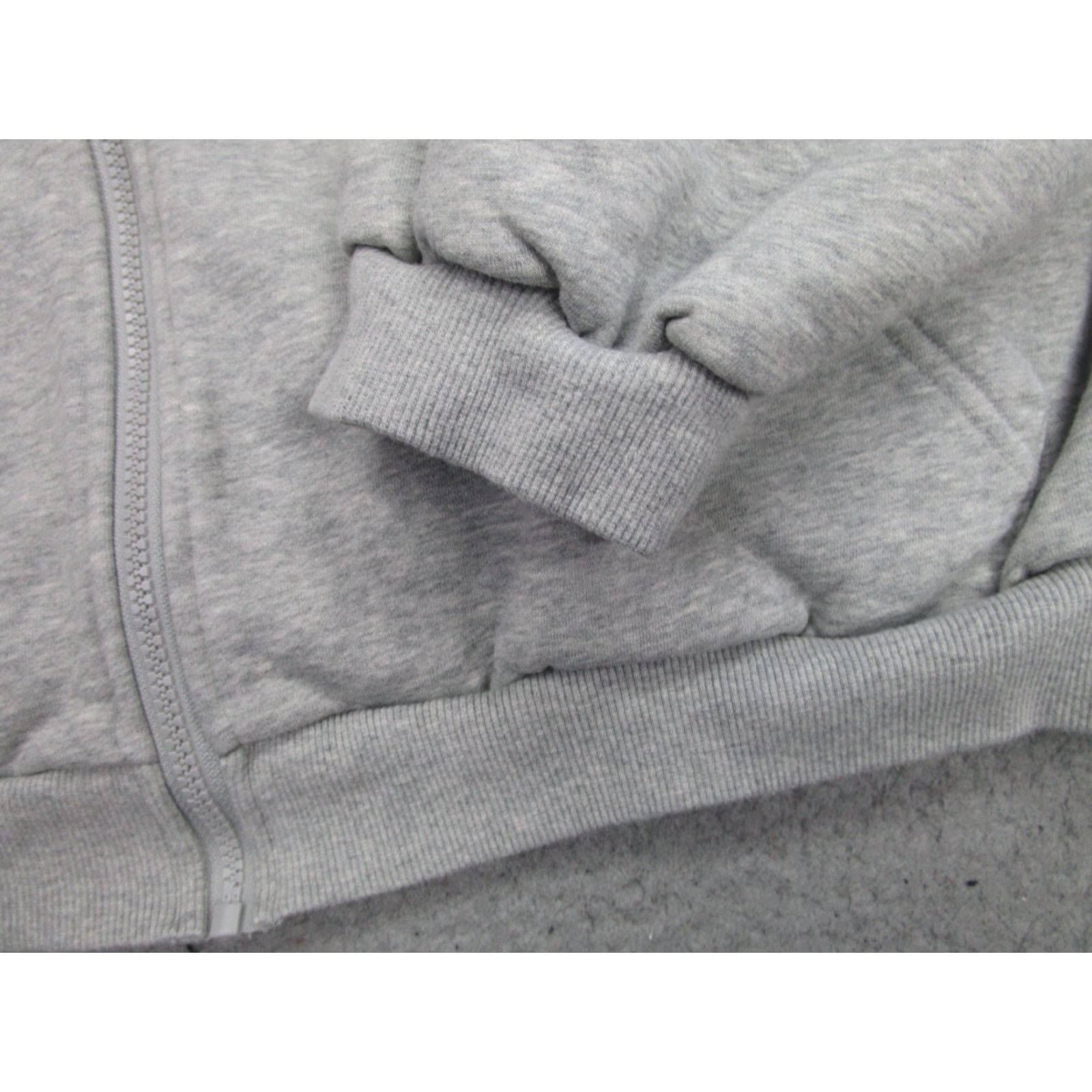 Vintage Popflex Hoodie 3X Gray Zip Full Zip Oversized Sweatshirt - Lightweight, Fleece, Activewear, Athleisure, Relaxed Womens, Plus Size, Casual, Streetwear Size XXL / US 16-18 / IT 52-54 - 4 Thumbnail