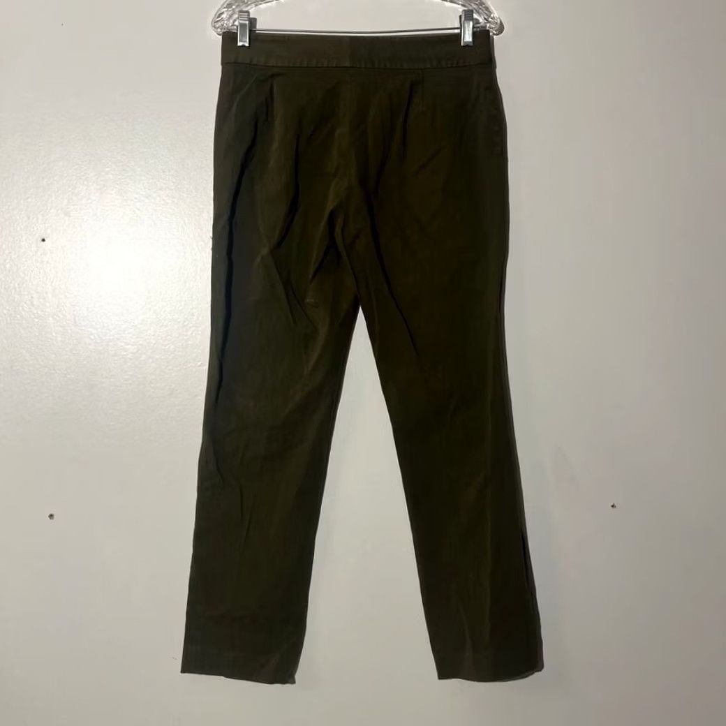 Ralph Lauren VINTAGE Lauren Ralph Lauren Slim Fit Zipper Pockets Olive Green Pants Women's Size 6P Size 28" / US 6 / IT 42 - 4 Thumbnail