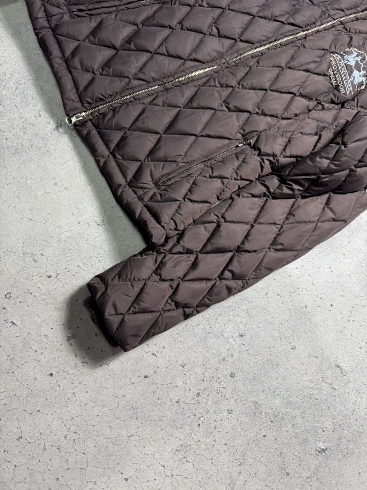 La Martina La Martina #1 Quilted Women’s Brown Down Jacket Luxury Size S / US 4 / IT 40 - 3 Thumbnail