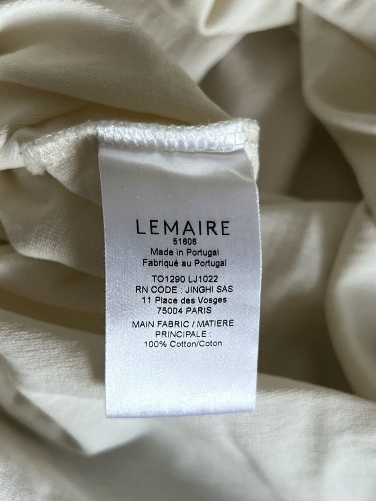 Lemaire Lemaire Short Sleeve T-Shirt 25SS - White Meringa - Size S Size US S / EU 44-46 / 1 - 8 Thumbnail