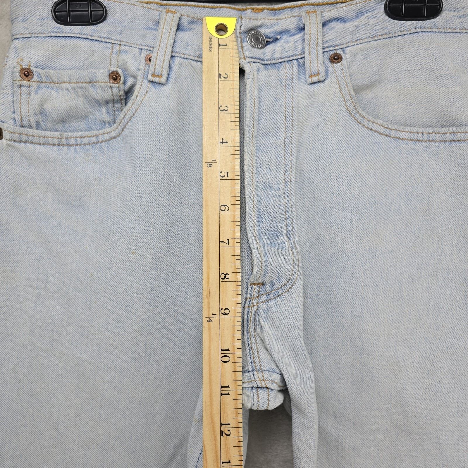 Levi's Vintage Levis 501 Jeans 32x30 (Fits 30x28) USA 90s *FLAWS* Size US 30 / EU 46 - 20 Thumbnail