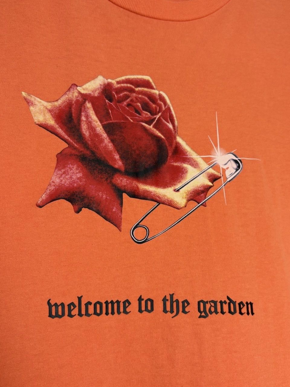 Ksubi Ksubi Orange Rose Garden Biggie T-Shirt Size US XL / EU 56 / 4 - 4 Thumbnail