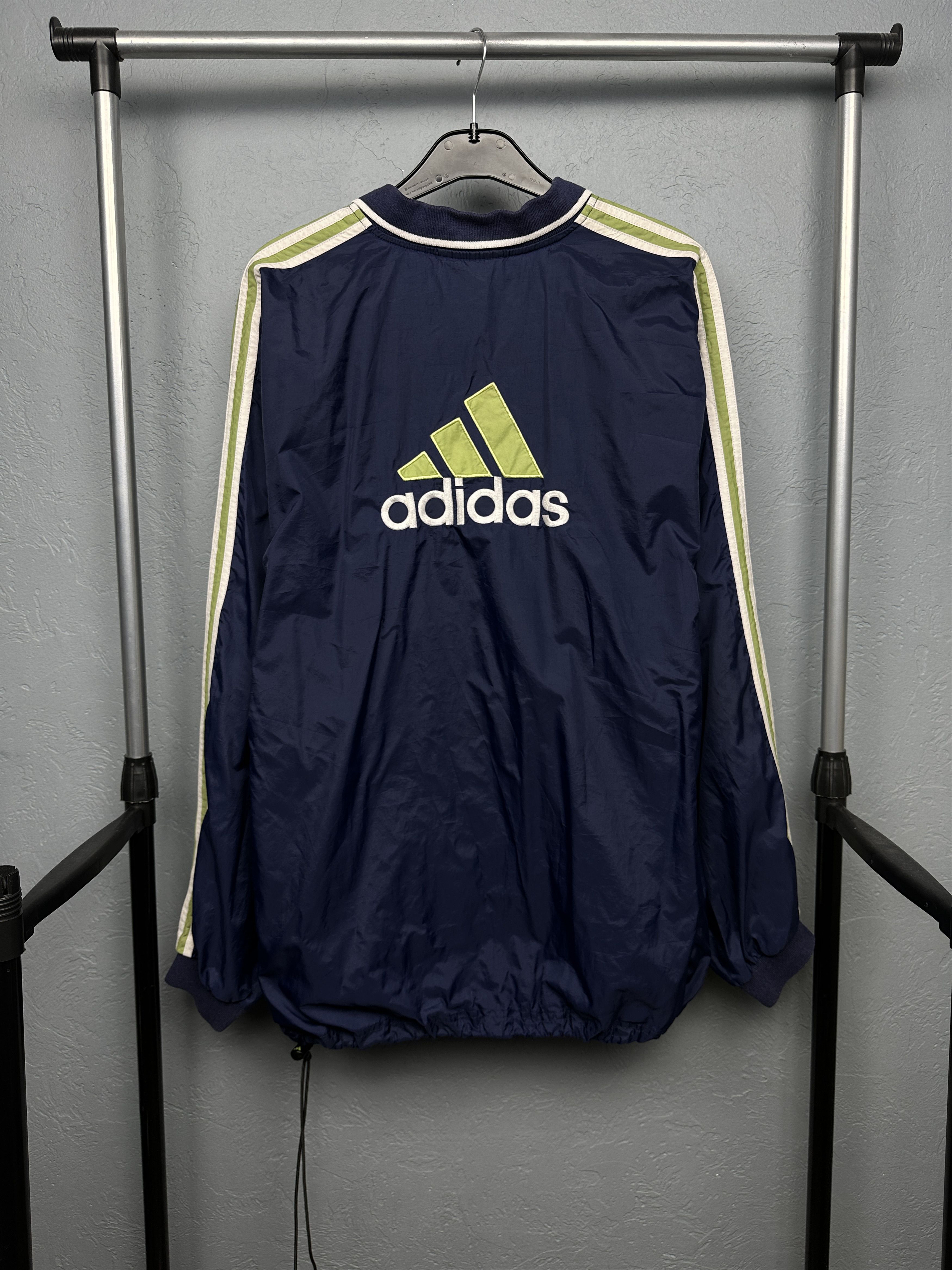 Adidas × Vintage Adidas 90s Vintage Mens Nylon Jacket Size US XL / EU 56 / 4 - 1 Thumbnail