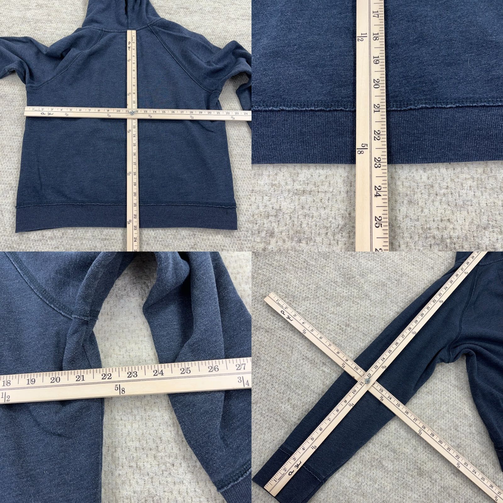American Eagle Outfitters VINTAGE American Eagle Outfitters Hoodie Women XL Blue Pullover Sweatshirt 2000s Size XL / US 12-14 / IT 48-50 - 8 Thumbnail