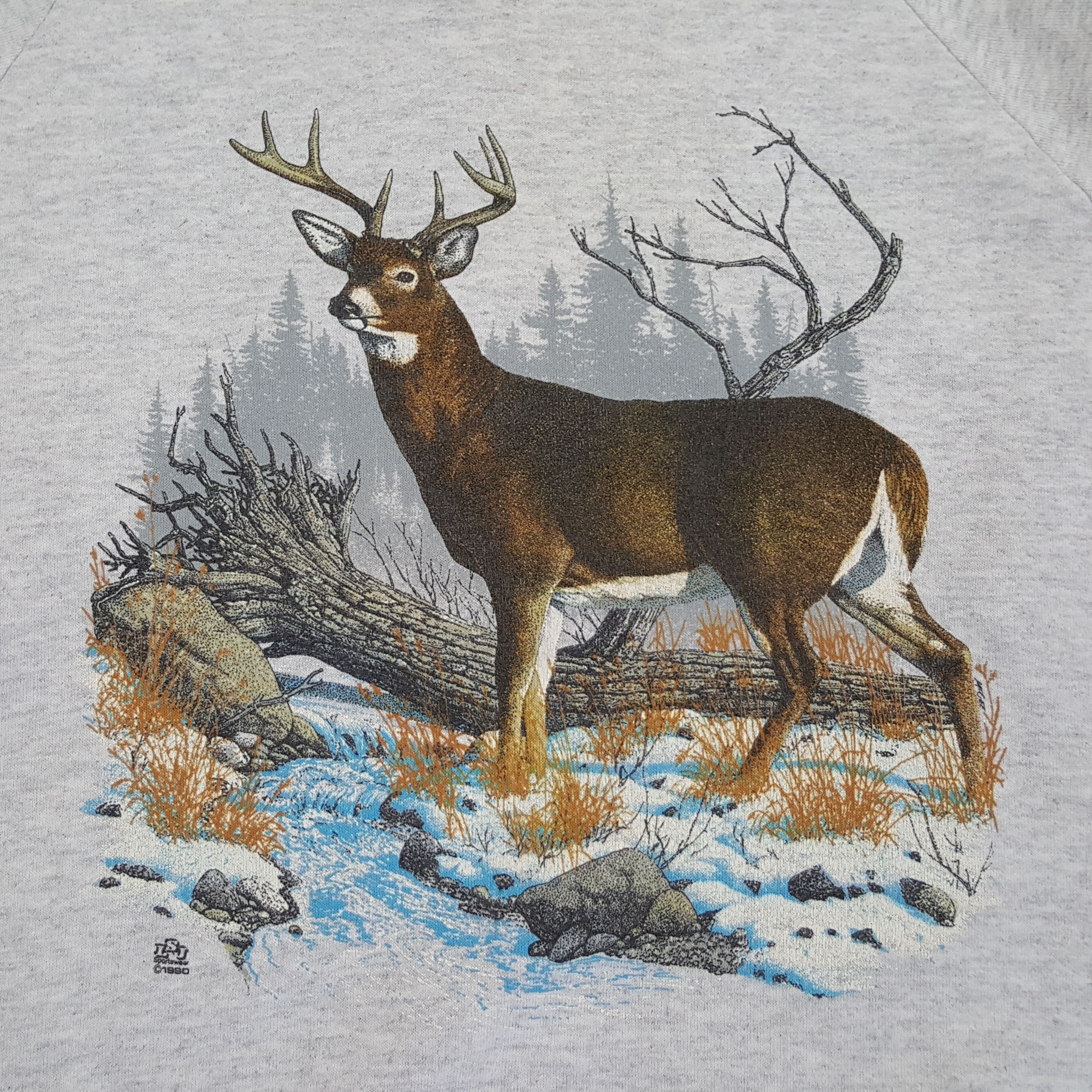 Vintage Vintage Habitat Art Winter Design Sweatshirts Size US XL / EU 56 / 4 - 2 Thumbnail