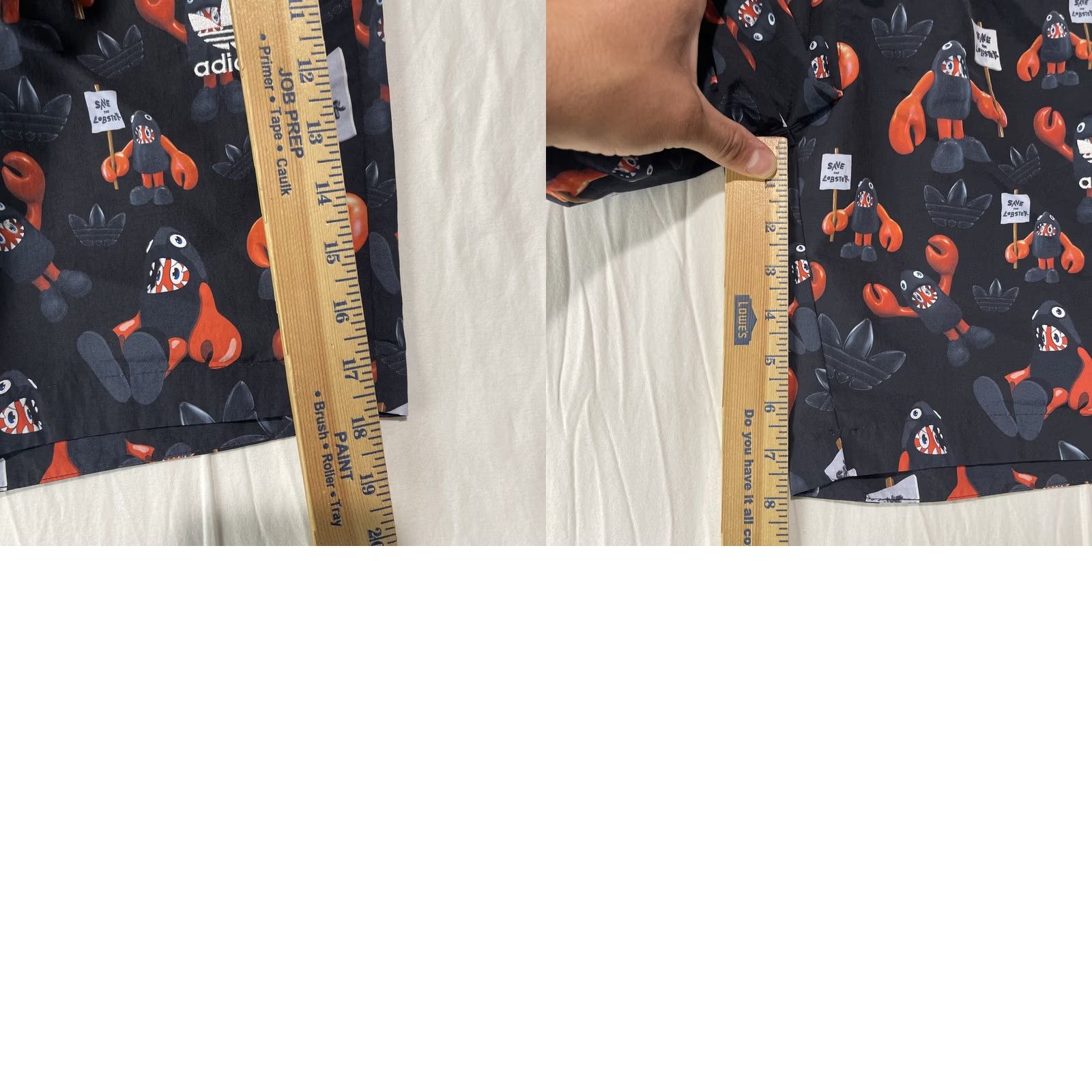 Adidas Adidas Shorts Mens XS Philip Colbert PRIMEGREEN Save The Lobster HA4697 Black Athletic Shorts Mens XS Size US 27 - 9 Thumbnail